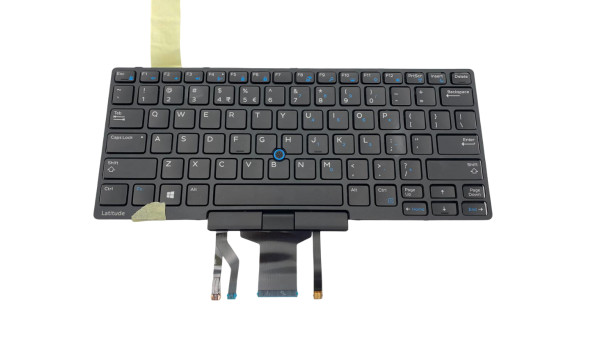 Клавиатура для ноутбука Dell Latitude 3340 E5450 E5470 E5480 5480 E5490 5490  E7480 7490 E7470 E7450 0W24RK 08NC1K PK1313D1B16 PK131D4B05  0F2X80 Б/У