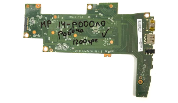 Материнская плата для ноутбука HP SlateBook 14-p DA0Y03MBAE0 REV:E Б/У - 501537