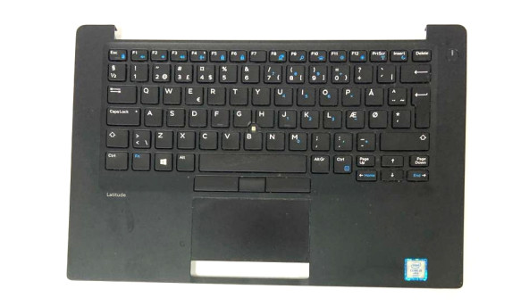 Средняя часть корпуса с клавиатурой для ноутбука Dell Latitude 7480 CN-05WWG2 Б/У
