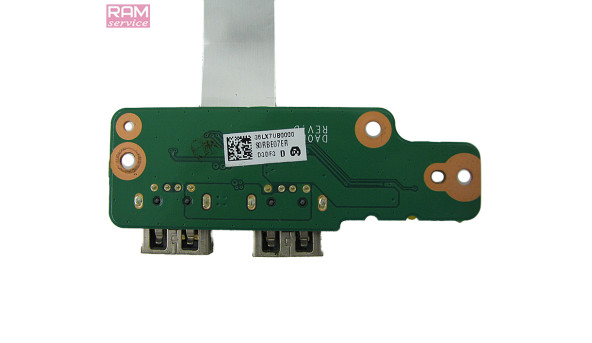 Додаткова плата, роз'єми USB, для ноутбука, HP Pavilion dv7, 17.3", DA0LX7TB4D0, Б/В - 50207