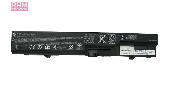 Батарея, акумулятор, HP 593572-001, до ноутбуків, HP Probook 4520, 4525, 4326s, 4420s, 4421, 4421s, Li-ion Battery, 4400mAh, 10.8V, Б/В, робоча, 35% зносу - 50246