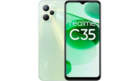 Смартфон Realme C35 Unisoc T616 4/64 GB 8/50 MP Android 12 [6.6" FHD] - смартфон Б/У