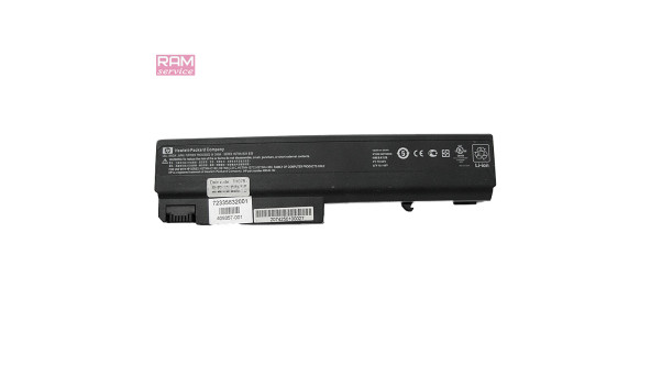 Батарея, акумулятор, HP 409357-001 до ноутбуків, HP Compaq 6515b, 6700, 6710b, 6715b, 6910p,  Li-ion Battery, 4400mAh, 10.8V, Б/В, робоча, 25% зносу