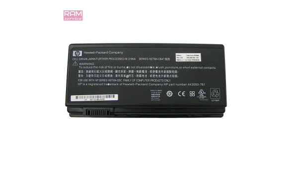 Батарея, акумулятор, HP 448158-001, до ноутбуків, HP Pavilion HDX9000, Li-ion Battery, 7600mAh, 10.8V, Б/В, робоча, 20% зносу