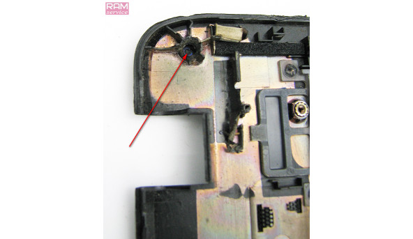 Середня частина корпуса, для ноутбука, Acer Aspire E1-531G, 15.6", AP0PI000300, Б/В, Є пошкодження кріплень (фото) - 50621