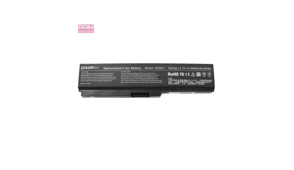 Батарея, акумулятор, Toshiba PA3817, для Toshiba L700, L730, L735, L740, L745, L775,  Li-ion Battery, 4400mAh, 11.1V, Б/В, робоча, 70% зносу