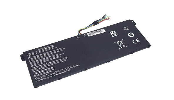 Аккумуляторная батарея для ноутбука Acer AC14B18J-3S1P Aspire ES1-511 11.4V Black 2600mAh Orig