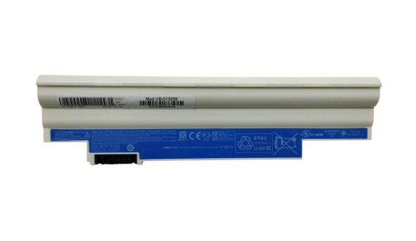 Акумулятор для ноутбука Acer AL10A31 Aspire One D255 11.1 В White 4400 мАг