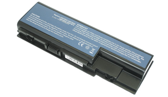 Аккумуляторная батарея для ноутбука Acer AS07B42 Aspire 5520 14.8V Black 5200mAh OEM