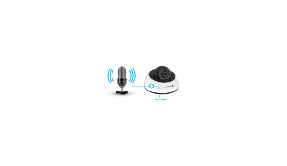 Купольна IP камера Milesight 8 Мп White (MSC8183PB) - 564387
