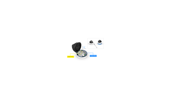 Моторизована купольна мережева камера Milesight 2 Мп White (MSC2975EPB) - 564433