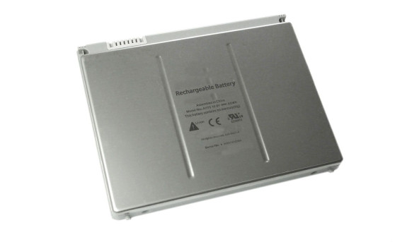 Аккумуляторная батарея для ноутбука Apple A1175 MacBook Pro 15-inch 10.8V Silver 5556mAh OEM