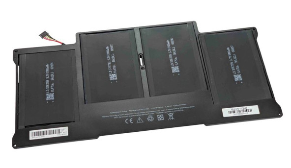 Аккумуляторная батарея для ноутбука Apple A1405 MacBook Air 13" A1466 (2012) 7.4V Black 7200mAh OEM