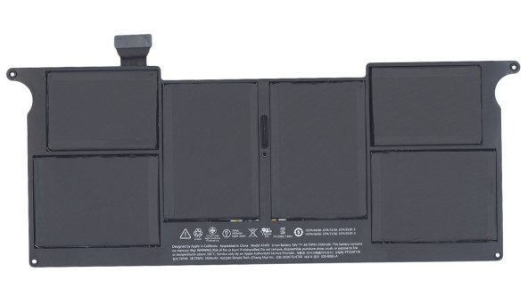 Аккумуляторная батарея для ноутбука Apple A1495 MacBook Air 11" A1465 (2013) 7.6V Black 5100mAh Orig
