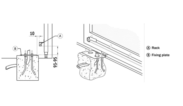 G30/1804 электромеханический привод 230В для откатных ворот до 1800 кг Roger Technology - 564717