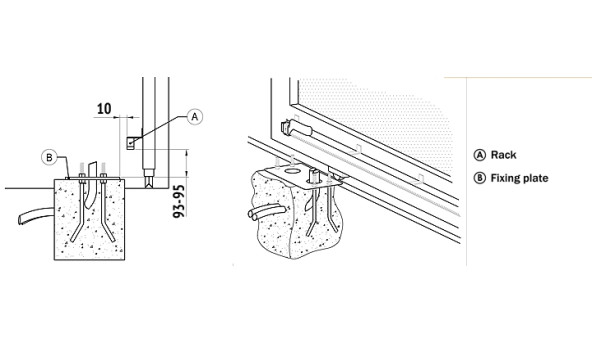 G30/1804 электромеханический привод 230В для откатных ворот до 1800 кг Roger Technology - 564717