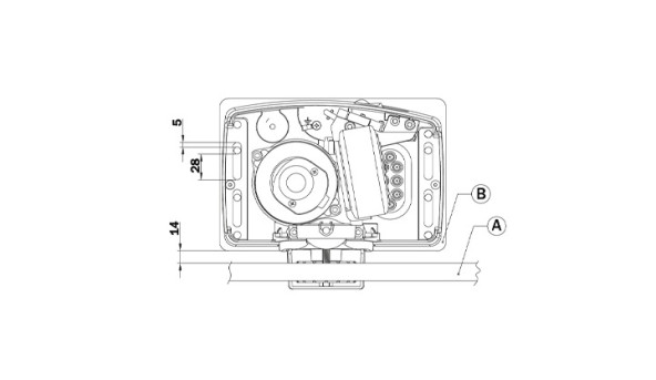 KIT BM30/300/HS Комплект скоростного откатного бесщеточного электромеханического двигателя для ворот до 400 кг Roger Technology - 564729