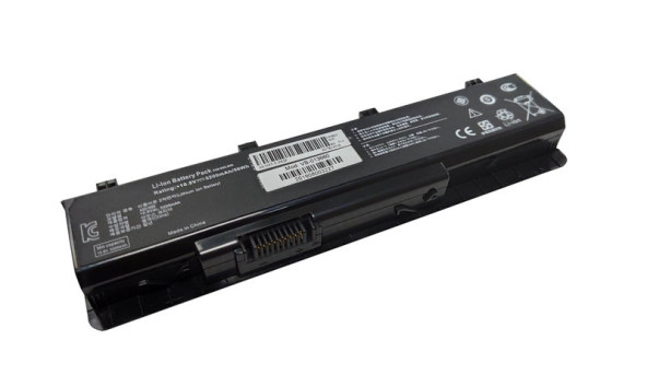 Аккумуляторная батарея для ноутбука Asus A32-N55 10.8V Black 5200mAh OEM