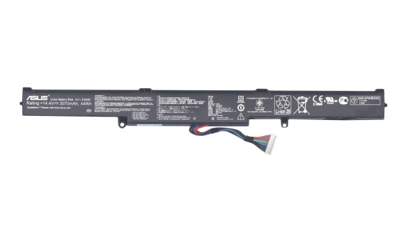 Аккумуляторная батарея для ноутбука Asus A41-X550E 14.4V Black 2500mAh Orig