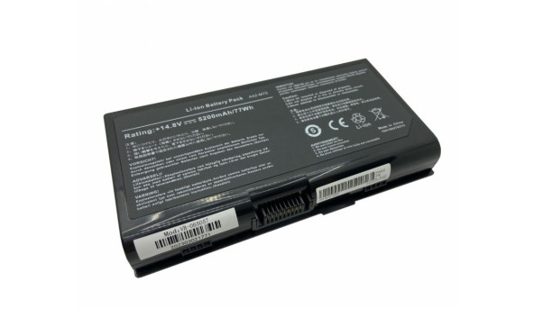 Аккумуляторная батарея для ноутбука Asus A42-F70 M70 14.8V Black 4400mAh OEM