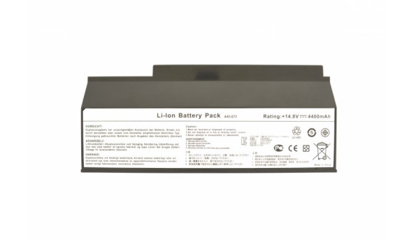 Аккумуляторная батарея для ноутбука Asus A42-G73 14.8V Black 5200mAh OEM