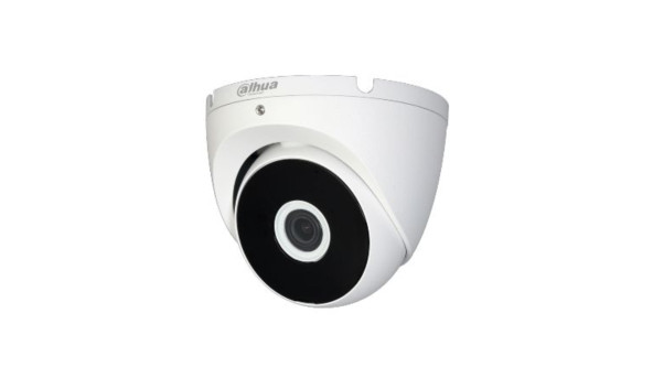 HDCVI-відеокамера купольна Dahua DH-HAC-T2A51P (2.8) White