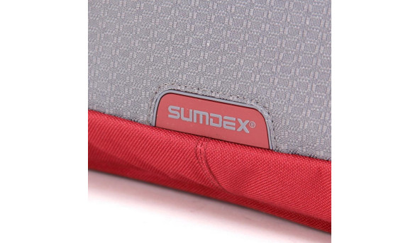 Сумка для ноутбука Sumdex Сумка для ноутбука PON-318RD красно-серая 16&quot;
