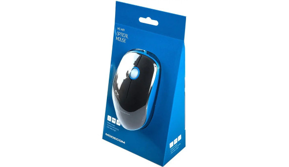 Мишка Modecom MC-M111, 3кн., 1600dpi, чорно-синя - 565051