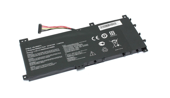 Аккумуляторная батарея для ноутбука Asus C21N1335 VivoBook S451 7.5V Black 4000mAh OEM