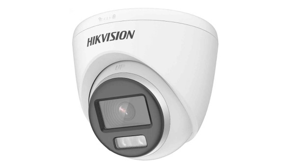 HD-TVI відеокамера купольна Hikvision DS-2CE72DF0T-F (2.8) White