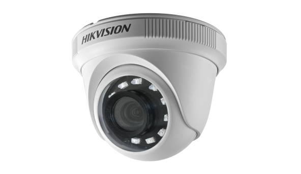 HD-TVI відеокамера купольна Hikvision DS-2CE56D0T-IRPF (C) (2.8) White