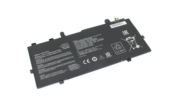 Аккумуляторная батарея для ноутбука Asus C21N1714 Vivobook Flip TP401N 7.6V Black 4900mAh OEM