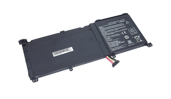 Акумулятор для ноутбука Asus C41N1416 ZenBook Pro UX501VW 15.2 В Black 3950 мАг OEM