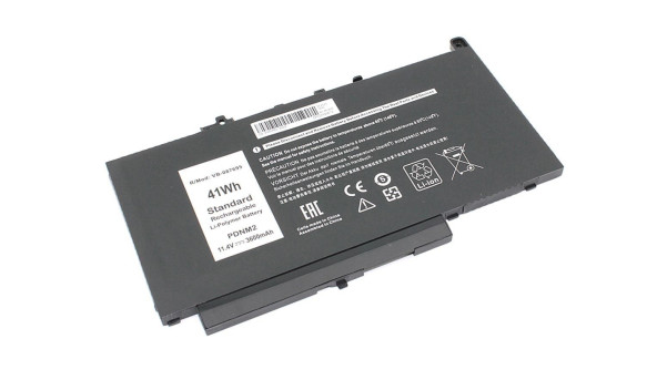 Акумуляторна батарея для ноутбука Dell 0579TY Latitude E7470 11.4 В Black 3600 мАг OEM