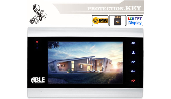 Відеодомофон ABLE Millennium 706 FHD