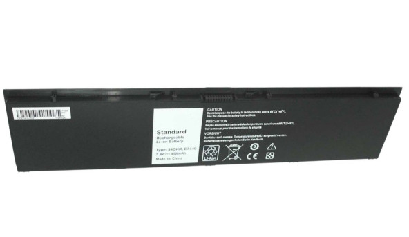 Аккумуляторная батарея для ноутбука Dell 34GKR Latitude E7440 7.4V Black 4500mAh OEM