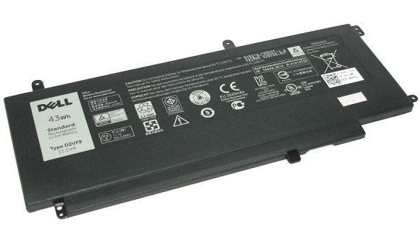 Аккумуляторная батарея для ноутбука Dell D2VF9 Inspiron 15 7547 11.1V Black 3840mAh Orig