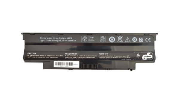 Аккумуляторная батарея для ноутбука Dell J1KND Inspiron N5110 11.1V Black 5200mAh OEM