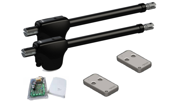 Автоматика для распашных ворот Roger Technology KIT MONOS4 "Brushless" mini комплект 