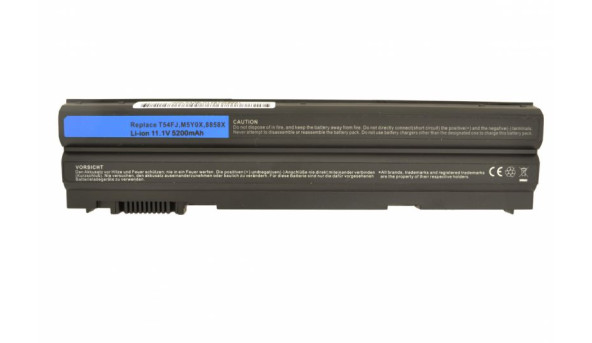 Аккумуляторная батарея для ноутбука Dell T54FJ Latitude E6420 11.1V Black 5200mAh OEM