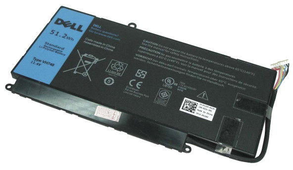 Акумулятор для ноутбука Dell VH748 Vostro 5470 11.4 В Black 4240 мАг Orig