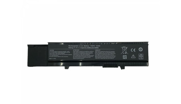 Аккумуляторная батарея для ноутбука Dell Y5XF9 Vostro 3400 11.1V Black 5200mAh OEM