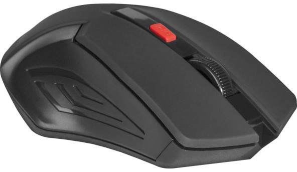 Мишка Defender Accura MM-275, бездротова, 6 кн. до 1600 dpi, червоний - 565675