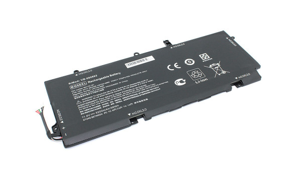 Аккумуляторная батарея для ноутбука HP BG06XL EliteBook Folio G3 1040 11.4V Black 3400mAh OEM