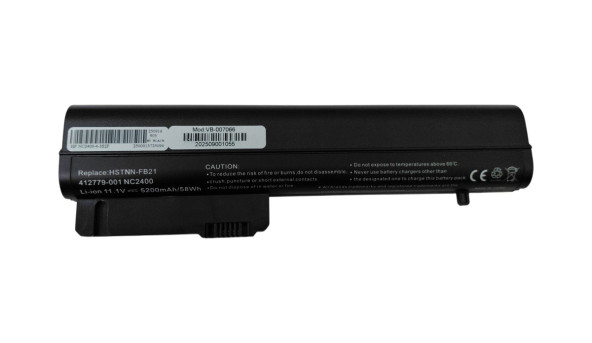 Акумулятор для ноутбука HP Compaq EH768AA EliteBook 2530p 11.1 В Black 5200 мАг OEM