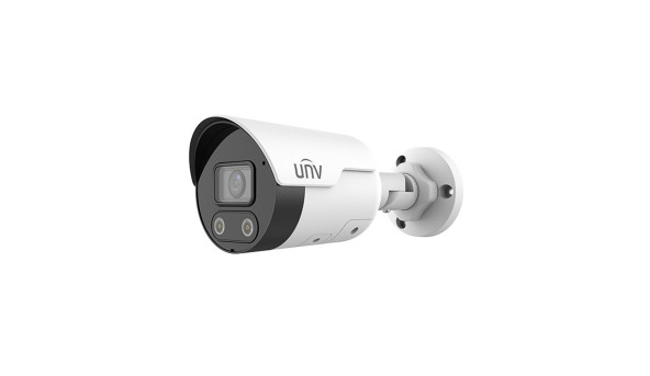 IP-відеокамера вулична Uniview PC2122LE-ADF40KMC-WL White