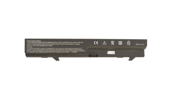 Аккумуляторная батарея для ноутбука HP Compaq HSTNN-DB90 ProBook 4410S 10.8V Black 4400mAh OEM