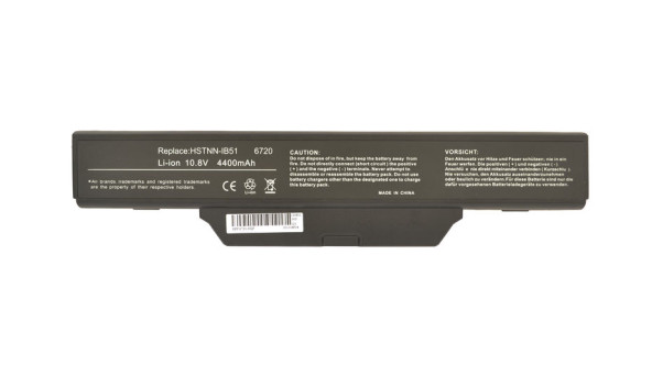 Аккумуляторная батарея для ноутбука HP Compaq HSTNN-IB62 550 10.8V Black 5200mAh OEM