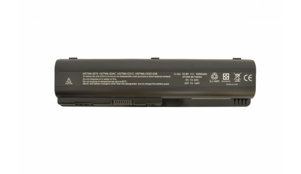 Аккумуляторная батарея для ноутбука HP Compaq HSTNN-IB79 Pavilion DV6 10.8V Black 5200mAh OEM