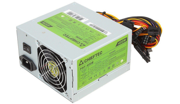 БЖ 400W Chieftec SMART PSF-400B, 80 mm, ~85%, Bulk - 566046